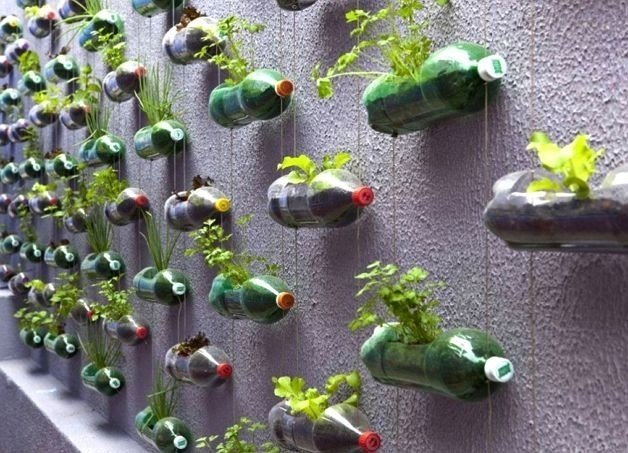 Поделки из пластиковых бутылок для сада и огорода