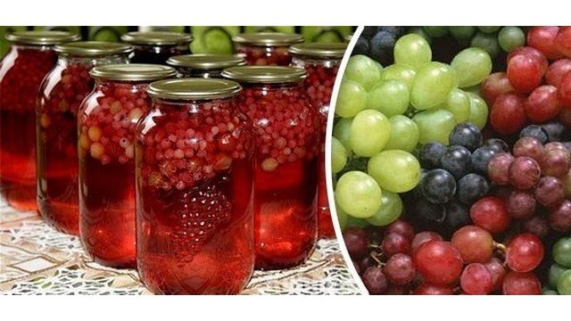 Консервация винограда на зиму — делаем заготовки в домашних условиях